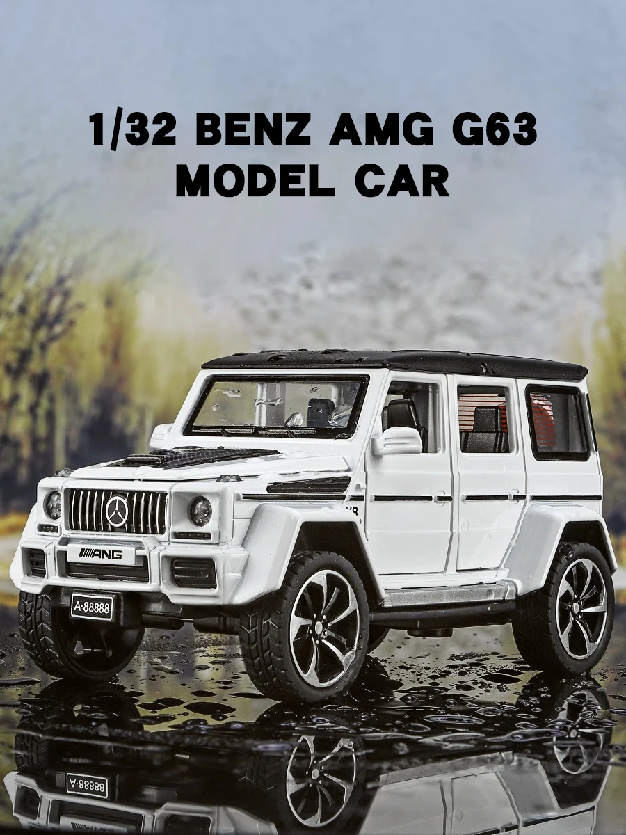 1:32 Mercedes Benz G63 Diecast Model Car 6 1:32 Mercedes Benz G63 Diecast Model Car - Image 6