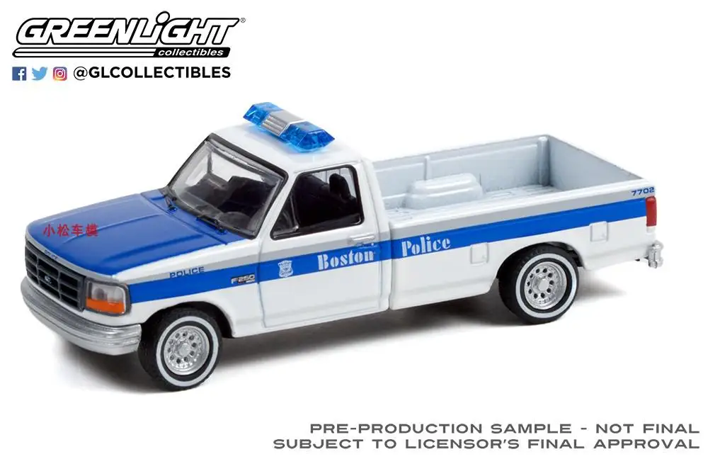 1995 Ford F-250 Boston Police Diecast Model 4 1995 Ford F-250 Boston Police Diecast Model - Image 4