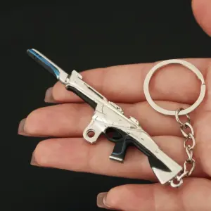 Futuristic Weapon-Shaped Keychain 10 S4e53967f68874664bb9e978c77d6ce32N
