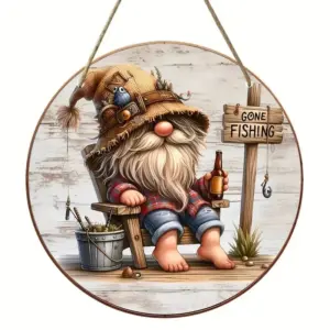 Rustic Aluminum Holiday Sign 8" Outdoor Decor 19 S4e83e68225a34daca298354a998c48b2U