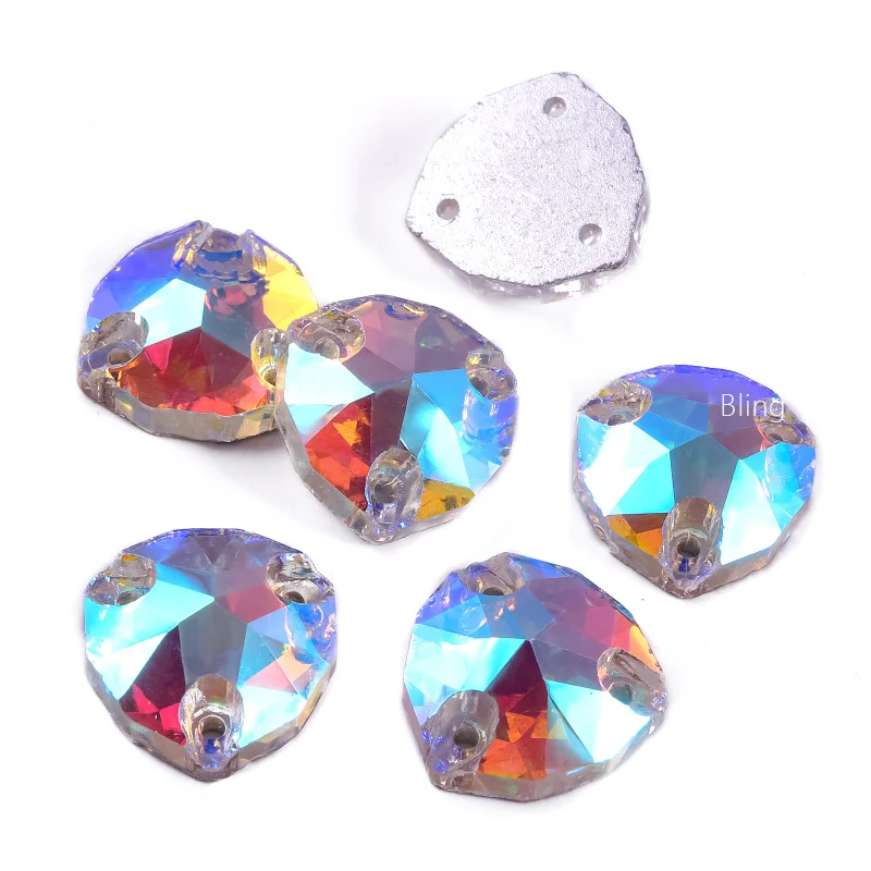 Neon Glass Rhinestones 12mm Set of 36 5 Neon Glass Rhinestones 12mm Set of 36 - Image 5