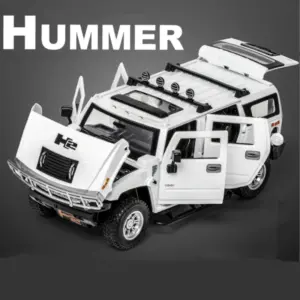 1:24 Scale Hummer H2 Alloy Model Vehicle 15 S4ead74fc40b242fc89b872155d207eb5l