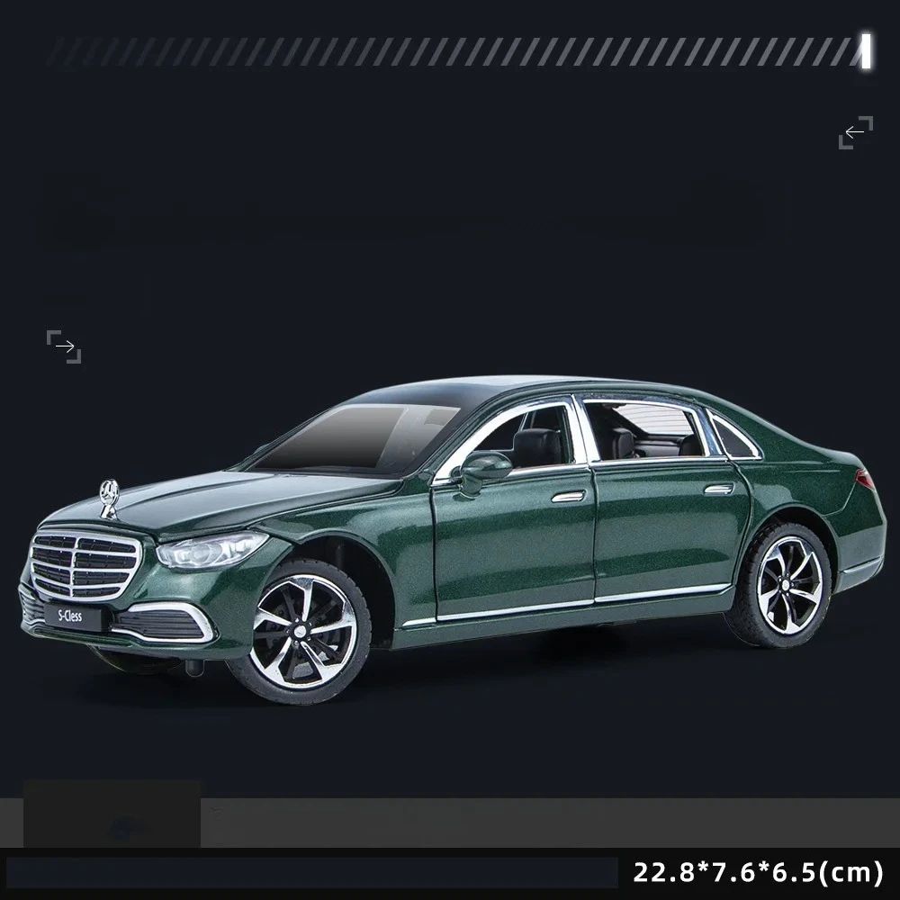 Mercedes-Benz S400L 1:24 Diecast Model Collectible 4 Mercedes-Benz S400L 1:24 Diecast Model Collectible - Image 4