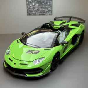 Vibrant Green Lamborghini SVJ63 Diecast Model