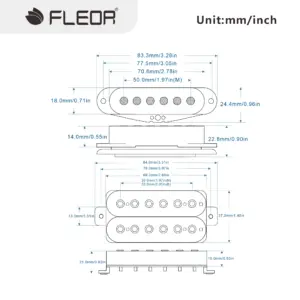 HSH Electric Guitar Pickup Set with 2 Humbuckers 8 S4eda80eb65c04ac493d955b336db0efbo