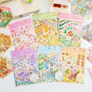 Kawaii Mini Scene Sticker Set for Kids 13 S4f0c8076ea774ed593c341252ef5c6694