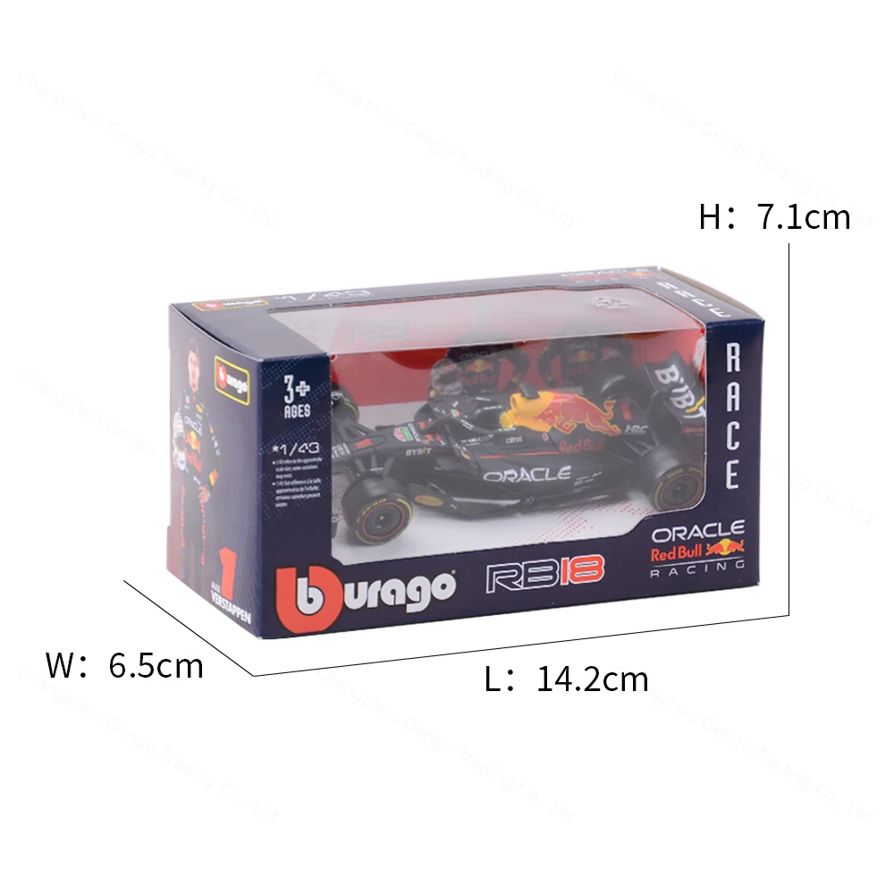 2022 Red Bull RB18 F1 Die-Cast Model 1:43 Scale 3 2022 Red Bull RB18 F1 Die-Cast Model 1:43 Scale - Image 3