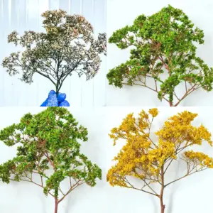 Miniature Foam Tree Set for Models 12 S4f18be63b46a4cdbac14b00b0c8e6872s