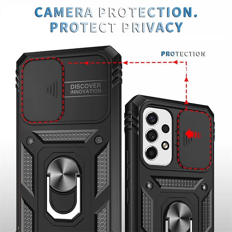 Rugged Black Samsung Galaxy A52 Case 2 Rugged Black Samsung Galaxy A52 Case - Image 2