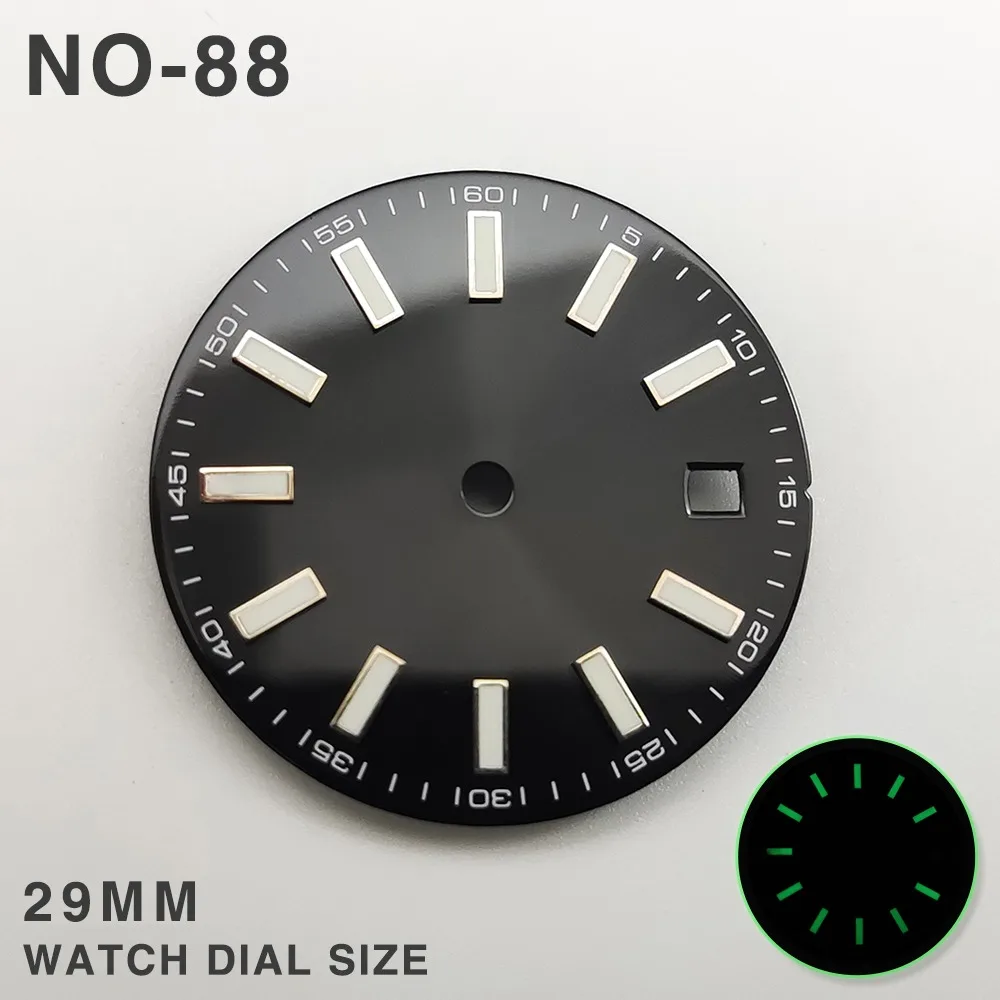 29mm Green Luminous Watch Dial for Seiko 2813, 8215 7 29mm Green Luminous Watch Dial for Seiko 2813, 8215 - Image 7