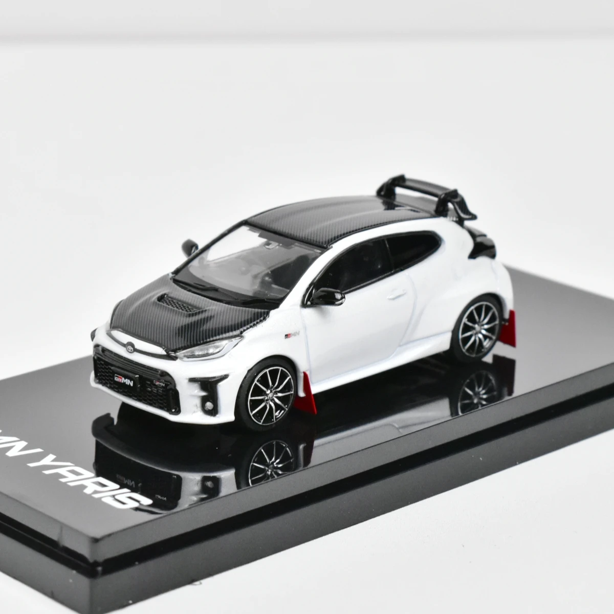 Toyota GR Yaris 1:64 Diecast Model Black & Red Graphics 3 Toyota GR Yaris 1:64 Diecast Model Black & Red Graphics - Image 3