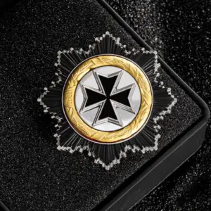 Black Iron Knights Vintage Badge