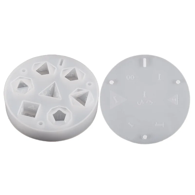 Silicone Polyhedral Dice Mold for Resin Crafts 7 Silicone Polyhedral Dice Mold for Resin Crafts - Image 7
