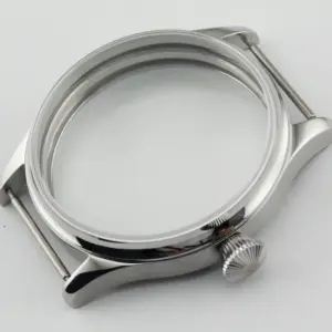 44mm Stainless Steel Watch Case for ETA 6497/6498