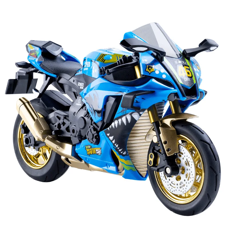 1:10 Scale Yamaha Racing Motorcycle Model 5 1:10 Scale Yamaha Racing Motorcycle Model - Image 5