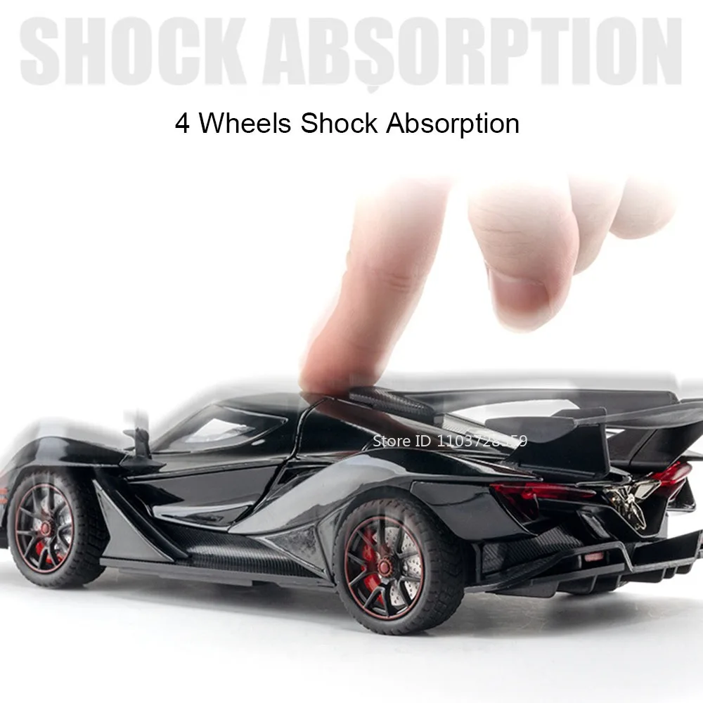 1:24 Diecast Alloy Racing Car Model 4 1:24 Diecast Alloy Racing Car Model - Image 4