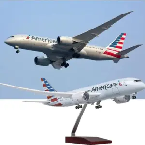 American Airlines Boeing 787 Model 1:130 Scale 13 S4fc8c9fbd3f6481f8bb0eb2061dce7fcc