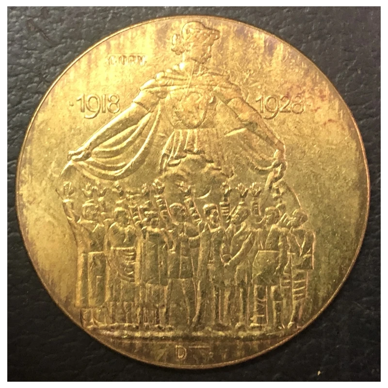 Vintage 1928 Bronze Anniversary Medal 3 Vintage 1928 Bronze Anniversary Medal - Image 3