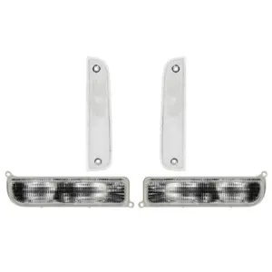 Jeep XJ Signal Light Set 1997-2001 Smoke 14 S4fd755573eb64c149ea182fa691f995fT