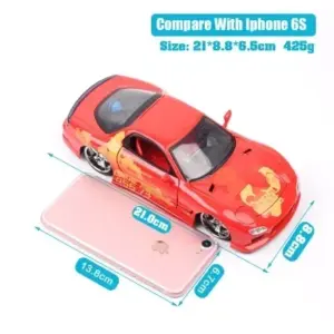 1:24 Mazda RX-7 Diecast Model Car 11 S4fd86ad0767342ed8d5203a1659242a53