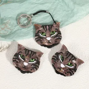 Green-Eyed Cat Brooch Acrylic Accessory 8 S4fda968608d346228aae1e8b021b8419Y