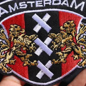 Amsterdam Embroidered Iron-On Patch 9x8.9 cm 7 S4ff8d26fbfd64512984bbc2406b88b24z