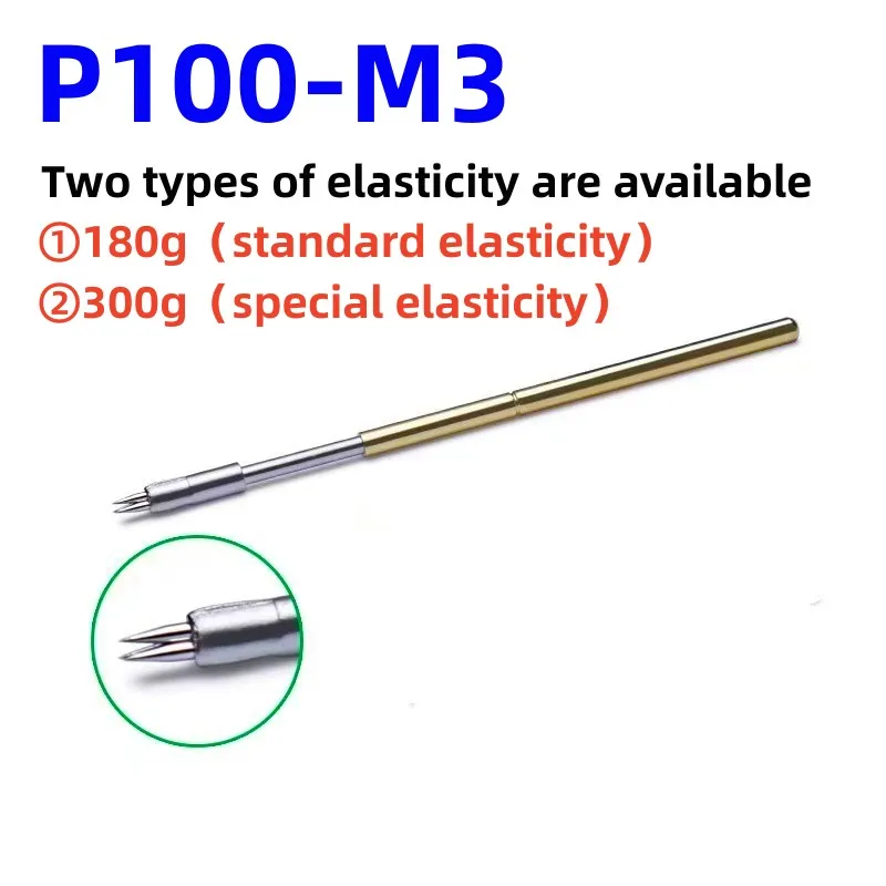 Spring Test Probes P100-M3 Set of 20 or 100 2 Spring Test Probes P100-M3 Set of 20 or 100 - Image 2