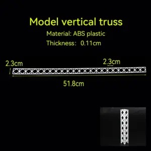 Miniature Protective Guardrail Set for HO, N, Z Scales 16 S50204005cfde4ebebda1a422d026956bC