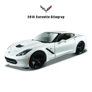 White 1:24 Diecast Chevrolet Corvette Model 16 S50254614c62240c88407c3cf76a5a9c5i