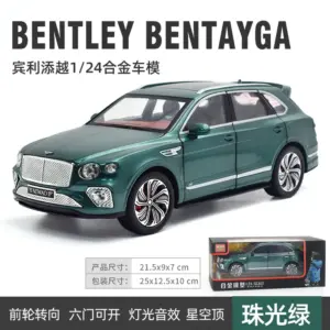 Green Bentley Bentayga 1:24 Diecast Model 15 S504bb388a87649d4a7ad635eaa7dac3fR