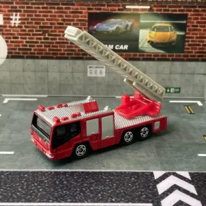 Takara Tomy Fire Truck Diecast Model 1:64 Scale 6 S5058e40d0fa047b6bff7357be5d34430y