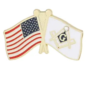 Masonic Badge Alloy with Patriotic Symbols 16 S50748a797e994ca19df1494d2faae6963