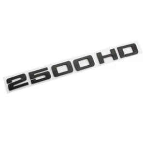 Chrome Black 2500 HD Decal for GMC Trucks 12 S50751b7cd52b43c2bc7b20c34de37e4cZ