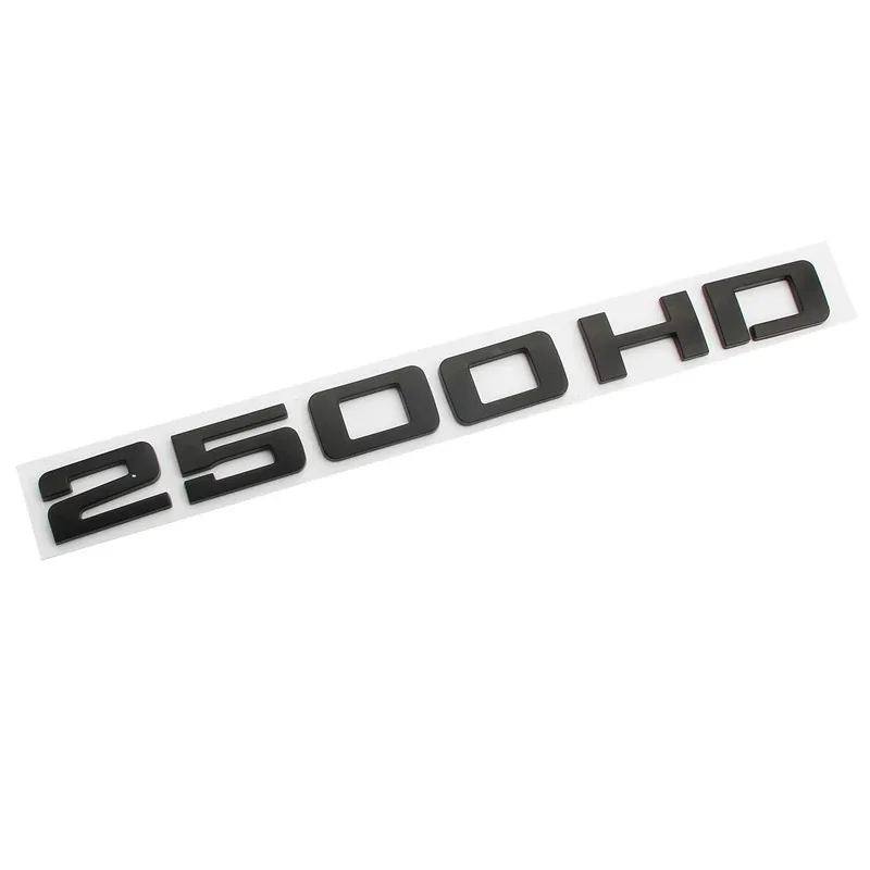 Chrome Black 2500 HD Decal for GMC Trucks 5 Chrome Black 2500 HD Decal for GMC Trucks - Image 5