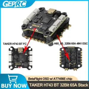 GEPRC TAKER H743 BT 32Bit 65A Drone Stack