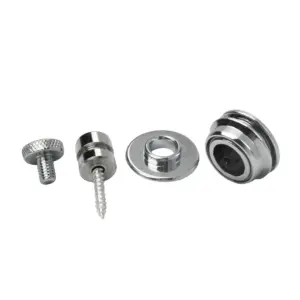 Chrome Metal Guitar Strap Locks for Electric Bass 10 S50aea4b6f5934e3a9bb3c27c864c9196y