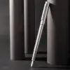 Stainless Steel Fountain Pen with Metal Nib
