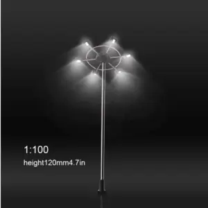 Miniature Vintage Street Lamp Set for Model Layouts 14 S50d9a36782044bdc8759bebdefa18522v