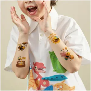 Bee Cartoon Tattoo Stickers Set for Adults 11 S510922d0636f4ff0ab9cc5b216818ef6n