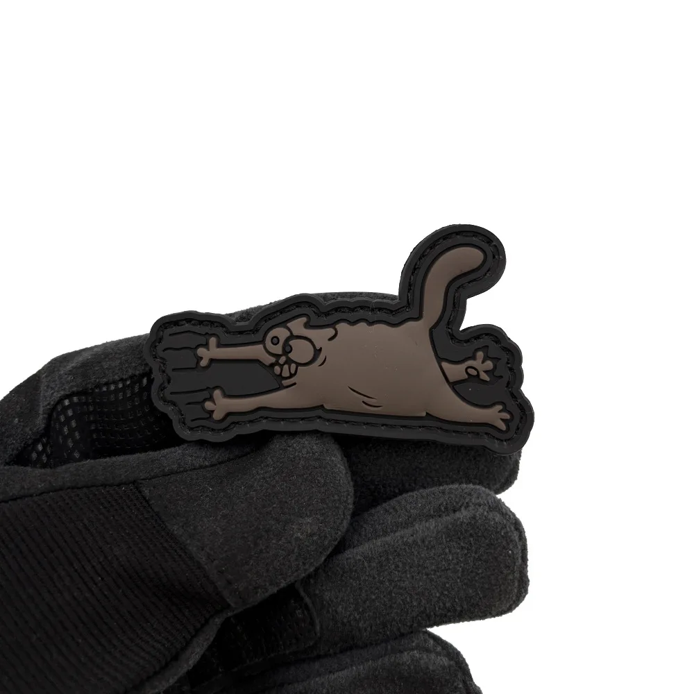 Vibrant Cartoon Cat Patch with 3D Embroidery 3 Vibrant Cartoon Cat Patch with 3D Embroidery - Image 3