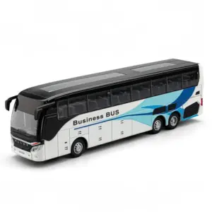 1:30 Scale City Bus Diecast Model with Lights 17 S5142958163d54f95ac10d537ab864d57a