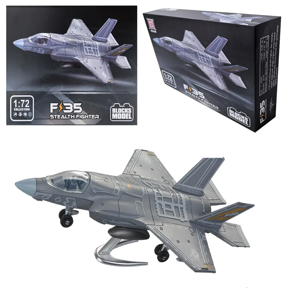 1/72 F-35 Fighter Jet Model Kit 2 1/72 F-35 Fighter Jet Model Kit - Image 2