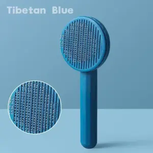 Light Green Pet Grooming Brush for Cats 18 S515b540a9432445a90bb28096e23ea41U