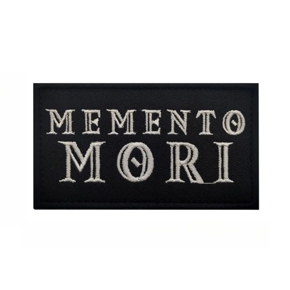 MEMENTO MORI Skull Patch with Embroidery 4 MEMENTO MORI Skull Patch with Embroidery - Image 4