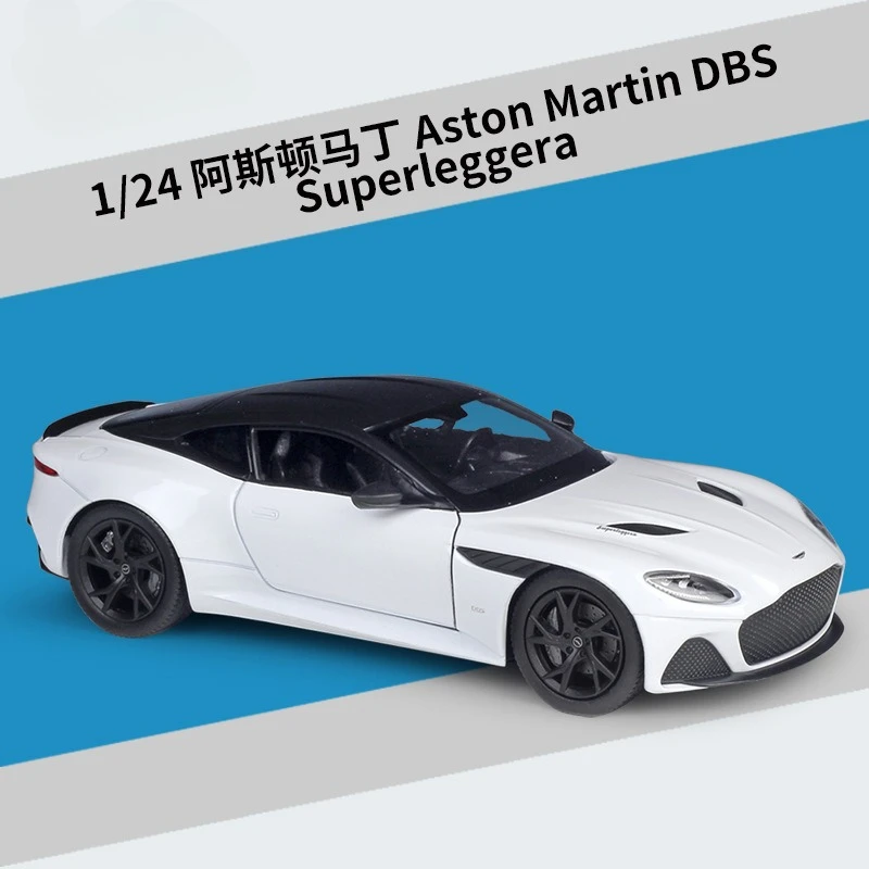 Aston Martin DBS 1:24 Diecast Model in Blue or Black 2 Aston Martin DBS 1:24 Diecast Model in Blue or Black - Image 2