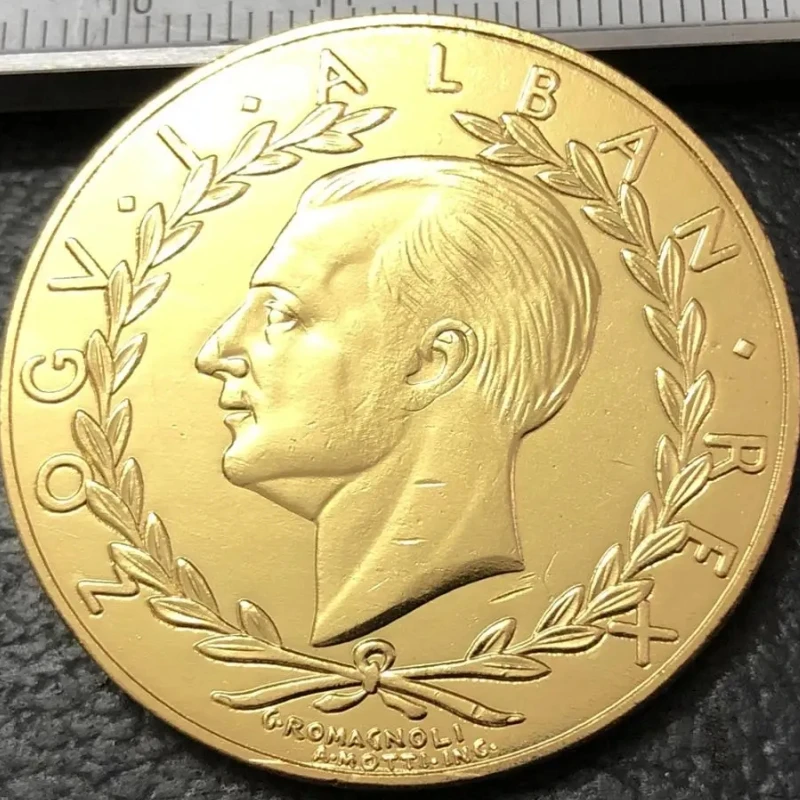 Vintage 1928 Albanian 100 Franga Replica Coin 3 Vintage 1928 Albanian 100 Franga Replica Coin - Image 3