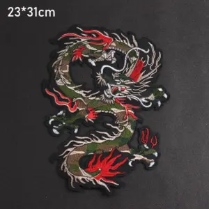 Large Chinese Loong Embroidered Patch 31x23 cm 7 S519816cc926e4d25bbf0a92d3fdda22f0