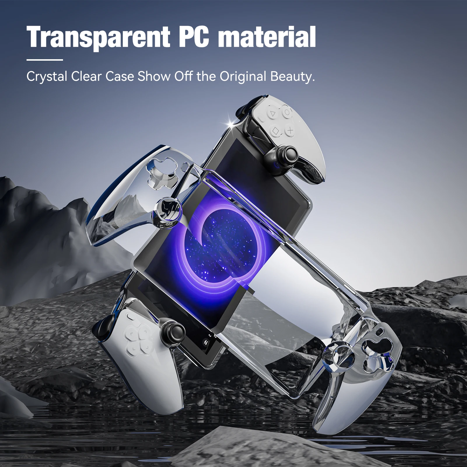 Transparent Protective Case for PS5 Portal 2 Transparent Protective Case for PS5 Portal - Image 2