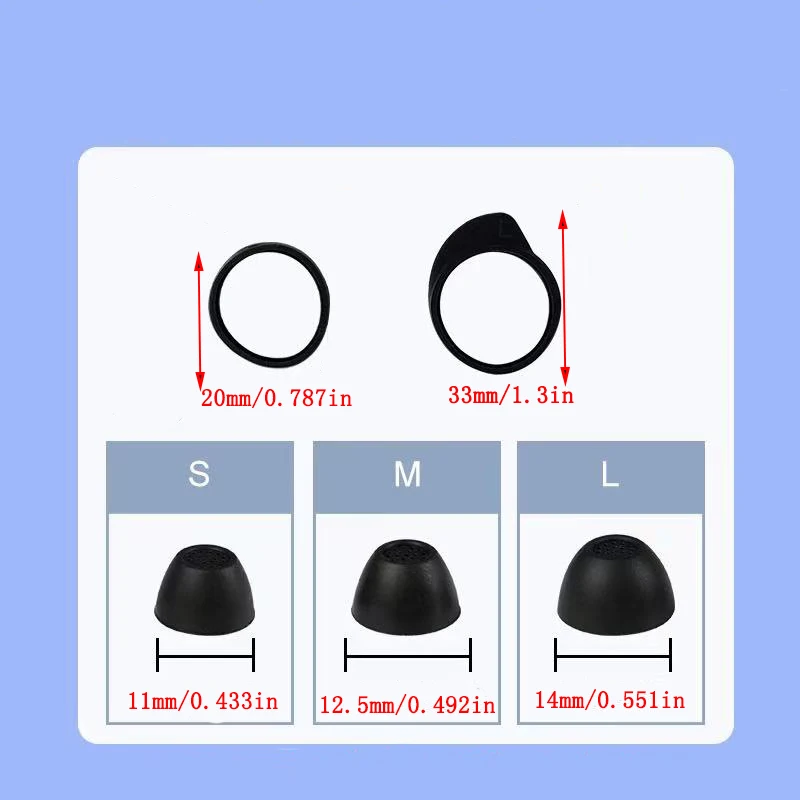 Galaxy Buds FE Replacement Silicone Ear Tips Set 2 Galaxy Buds FE Replacement Silicone Ear Tips Set - Image 2