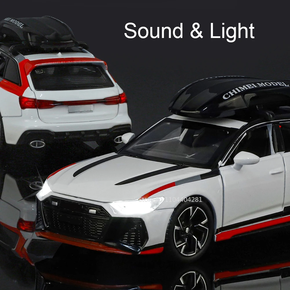 1:32 Scale Alloy Car Model RS6 and R8 4 1:32 Scale Alloy Car Model RS6 and R8 - Image 4